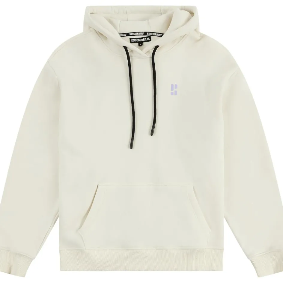 Poederbaas CL hoodie dames off white