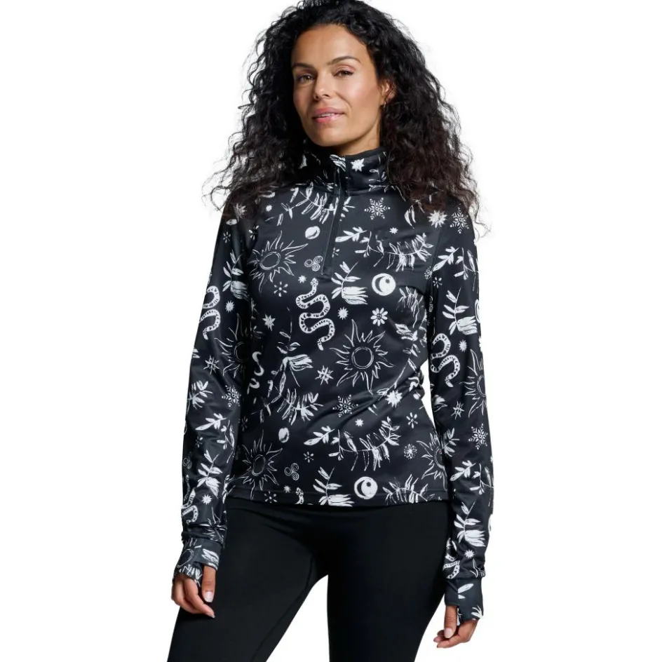 Clearance Poederbaas CL skipully dames black multi