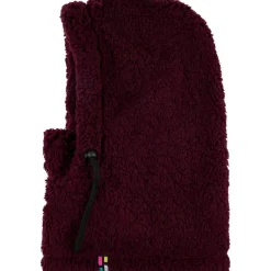 Poederbaas Fluffy balaclava bordeaux