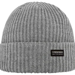 Poederbaas Royal Rib muts grey