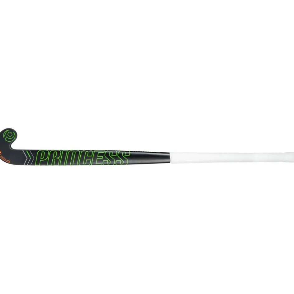 Outlet Princess Hockey Competition 5 STAR SG9 Low Bow hockeystick black green - 36,5 inch
