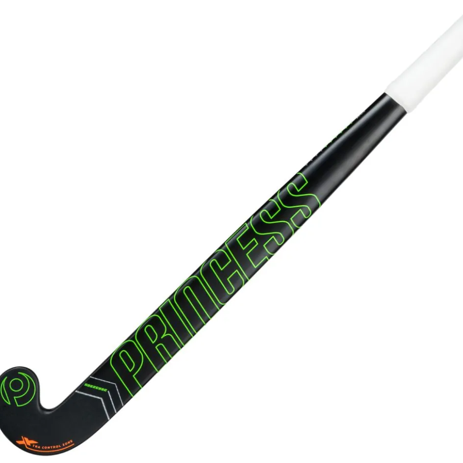 Outlet Princess Hockey Competition 5 STAR SG9 Low Bow hockeystick black green - 36,5 inch