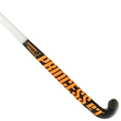 Sale Princess Hockey  Indoor Premium 7 Star SG9 low bow hockeystick  black orange - 36,5 inch