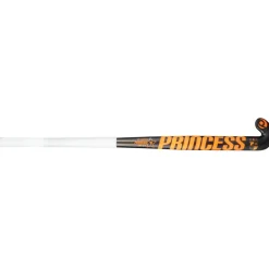 Princess Hockey  Premium 7 STAR SGX Extreme Low Bow hockeystick black orange