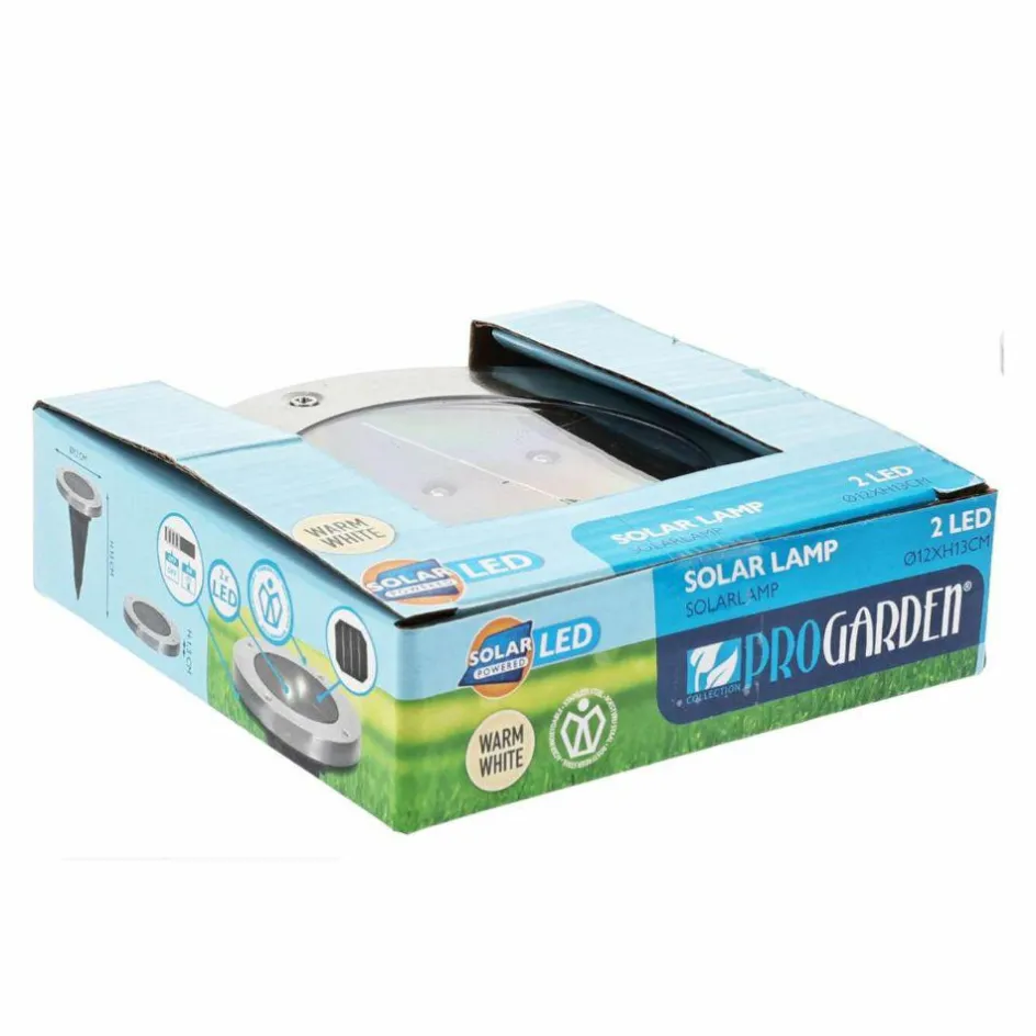 Pro Garden DX9301050 solarlamp silver