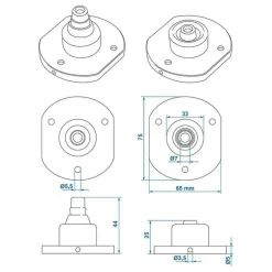 Discount ProPlus afdichtrubber voor stekkerdoos