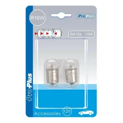 Discount ProPlus BA15s 12V 10W halogeenlamp set van 2 stuks