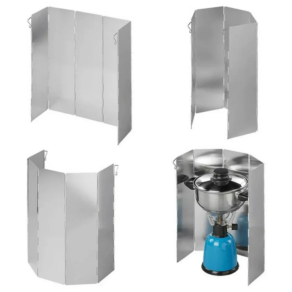 New ProPlus Kookwindscherm 5-delig aluminium