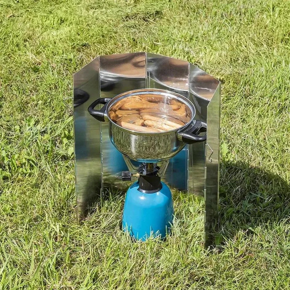 New ProPlus Kookwindscherm 5-delig aluminium