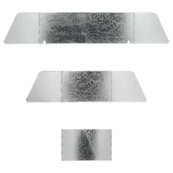 Hot ProPlus Kookwindscherm 3-delig staal