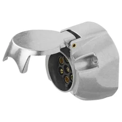 ProPlus 7+1-polige metalen stekkerdoos