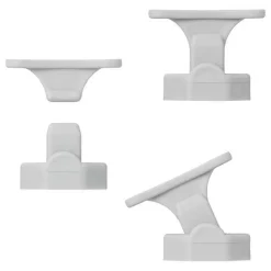 ProPlus Scharnierende deurvanger grijs