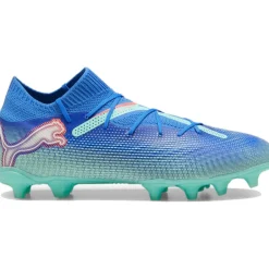 Sale Puma FUTURE 7 PRO FG AG voetbalschoenen heren bluemazing white electric peppermint