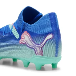 Sale Puma FUTURE 7 PRO FG AG voetbalschoenen heren bluemazing white electric peppermint
