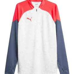 Puma IndividualCUP trainingsshirt heren white fire orchid