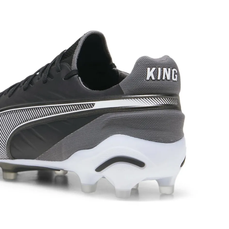 Sale Puma KING ULTIMATE FG AG voetbalschoenen heren black white cool dark grey