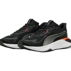 Puma PWR Hybride fitness schoenen heren black white glowing red gray echo