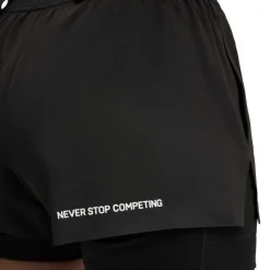 Puma x HYROX 2 in 1 short dames black