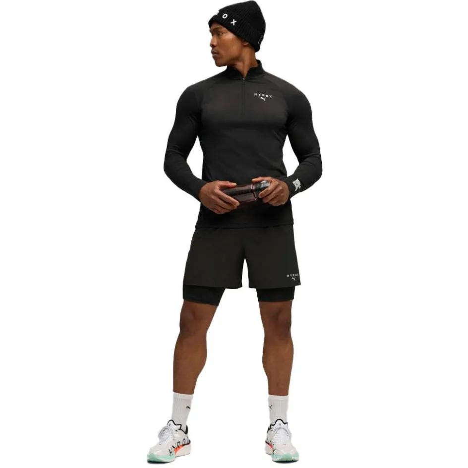Clearance Puma x HYROX LS shirt heren black