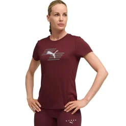 Sale Puma x HYROX shirt dames ruby shimmer