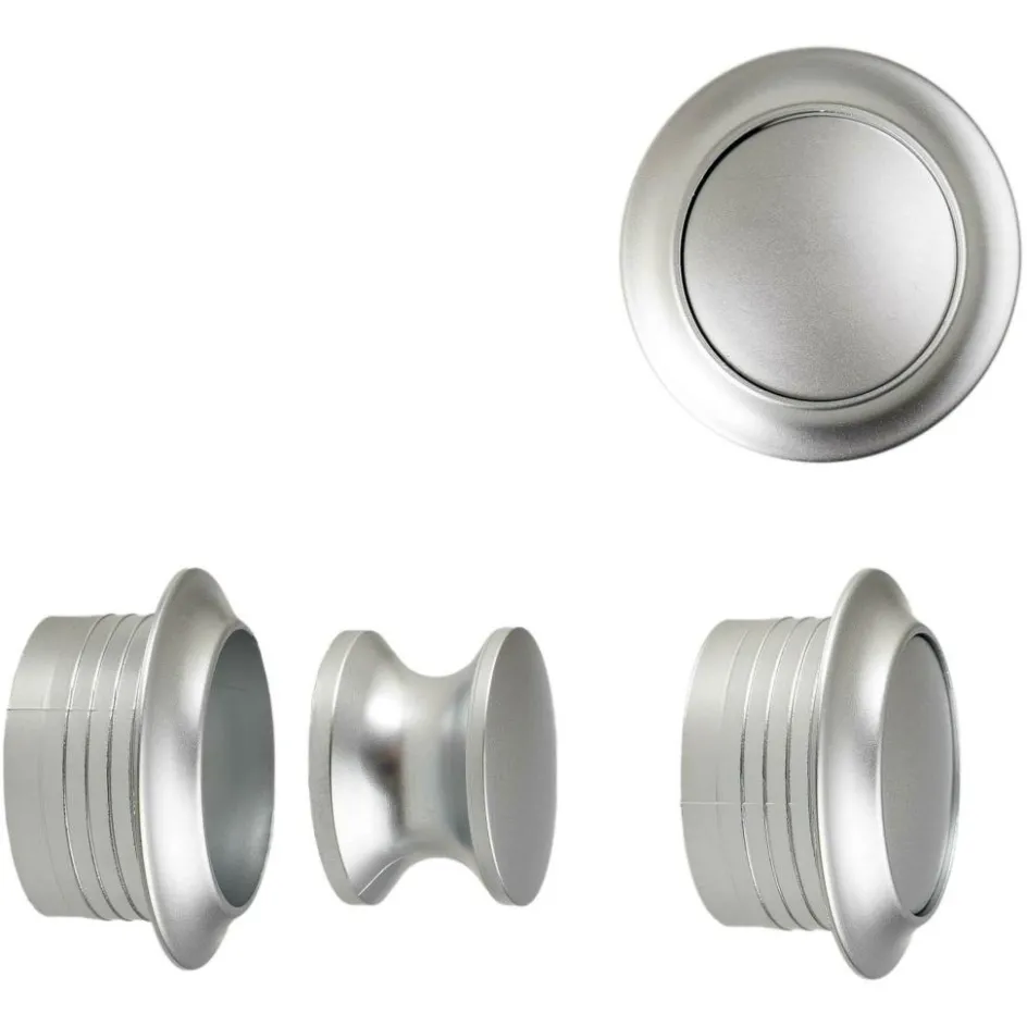 Best Pushlock Drukknop + buitenring maxi mat chroom