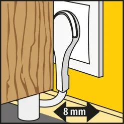 Q-Link 5-voudige stekkerdoos met schakelaar - 2X USB  wit