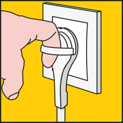 Q-Link 5-voudige stekkerdoos met schakelaar - 2X USB  wit