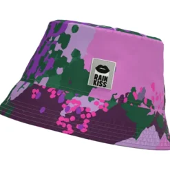 Clearance Rainkiss Digi Spring Camo Bucket regenhoed purple