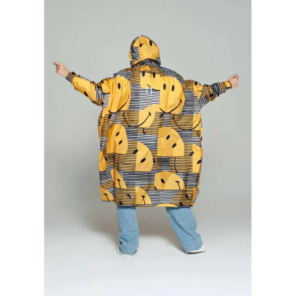 Rainkiss Sunset X Smiley regenponcho multicolour