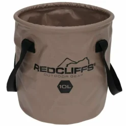 Redcliffs Opvouwbare emmer 10 liter brown