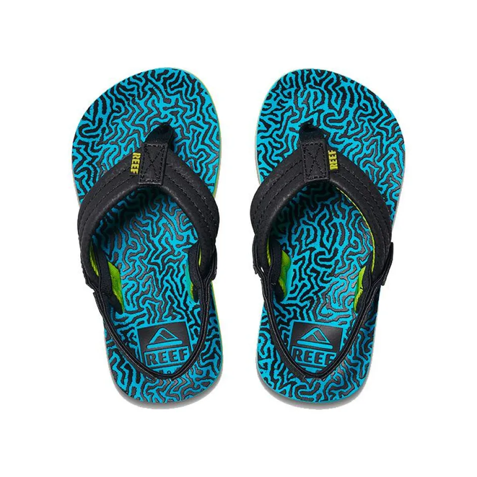 Sale Reef Little Ahi sandalen junior blue coral