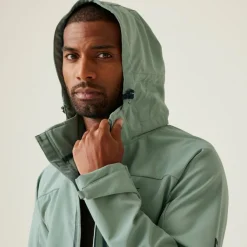 Regatta Arana softshell jas heren glacier green