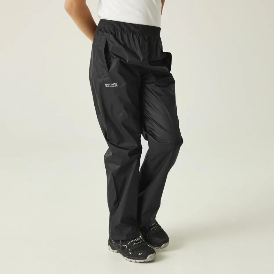 Regatta Pack It regenbroek junior black