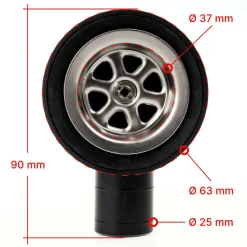 Best Reich haakse afvoerplug 39 mm