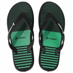 Hot Rider R1 Style Kids slippers junior black green