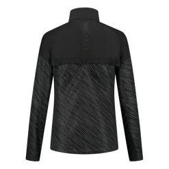 Hot Rogelli Essential Hi Vis hardloopjack dames zwart  reflection