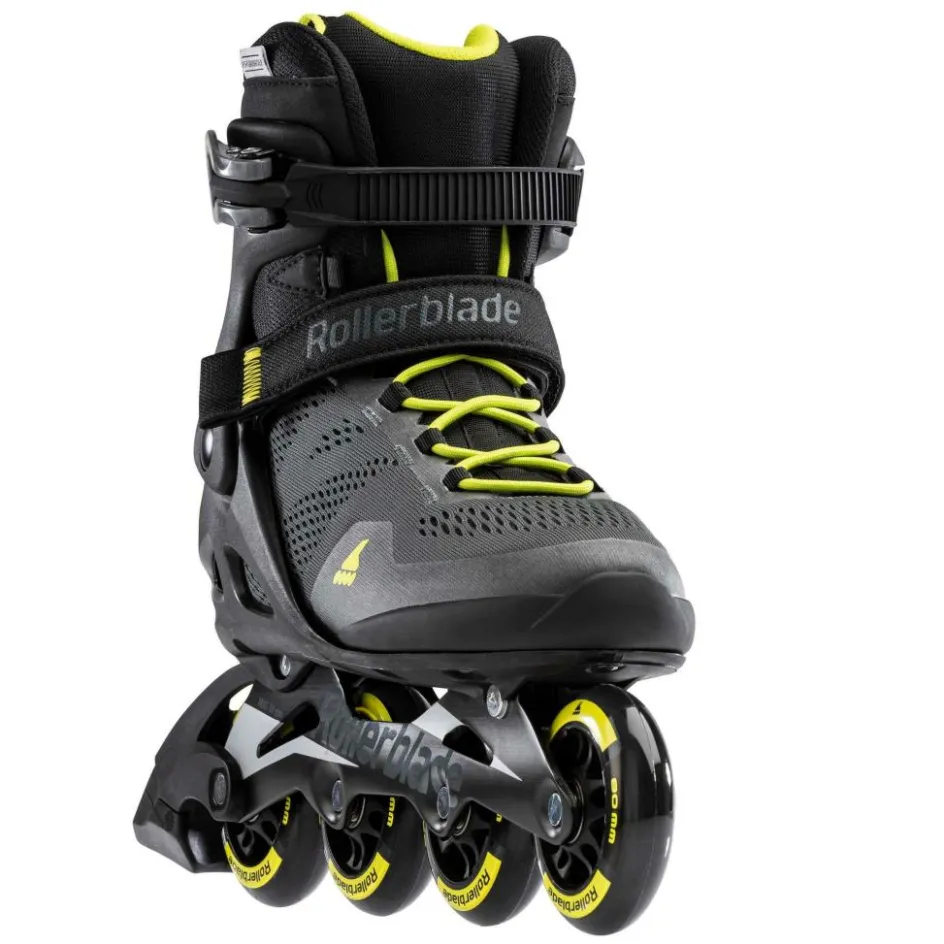 Online Rollerblade Macroblade 80 inline skates heren black lime