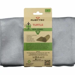 Rubytec Turtle ECO handdoek 120 x 60 cm grey