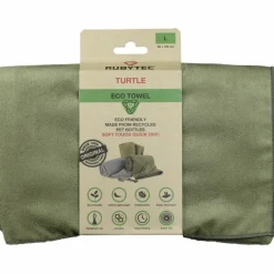 Rubytec Turtle ECO handdoek 120 x 60 cm green