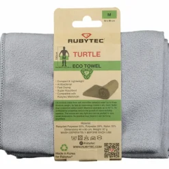 Clearance Rubytec Turtle ECO handdoek 80 x 40 cm grey