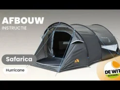 Clearance Safarica Hurricane 180 pop up tent grey