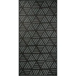 Safarica Safari beachmat 180 x 90 cm lacrimal black grey