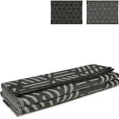 Safarica Safarimat buitenkleed 270 x 200 cm lacrimal black  grey