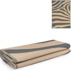 Online Safarica Safarimat buitenkleed 270 x 400 cm zebra beige
