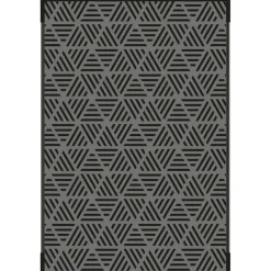 Safarica Safarimat buitenkleed 270 x 400 cm lacrimal black  grey