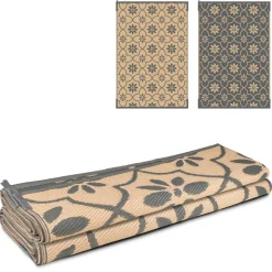 New Safarica Safarimat buitenkleed 270 x 400 cm tiles grey  beige