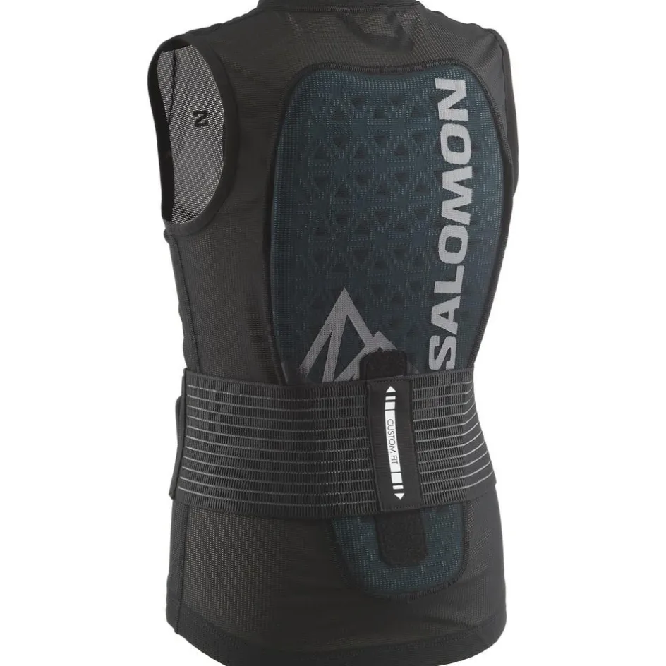 Outlet Salomon Flexcell Pro Vest rugbeschermer junior black