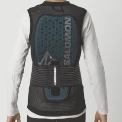 Outlet Salomon Flexcell Pro Vest rugbeschermer junior black