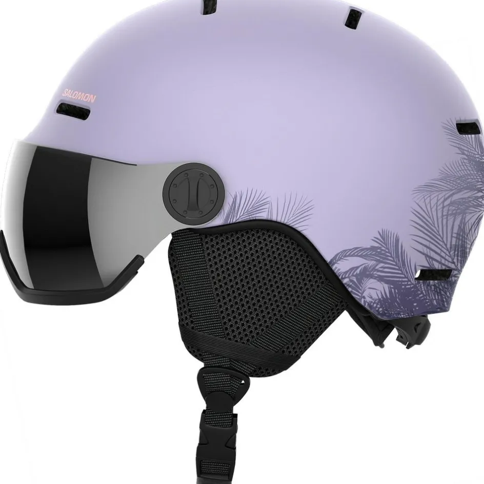 Salomon Orka Visor skihelm junior evening haze