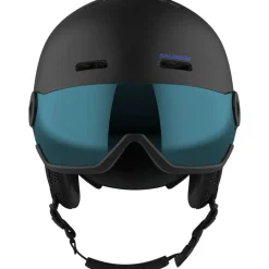 New Salomon Orka Visor skihelm junior black